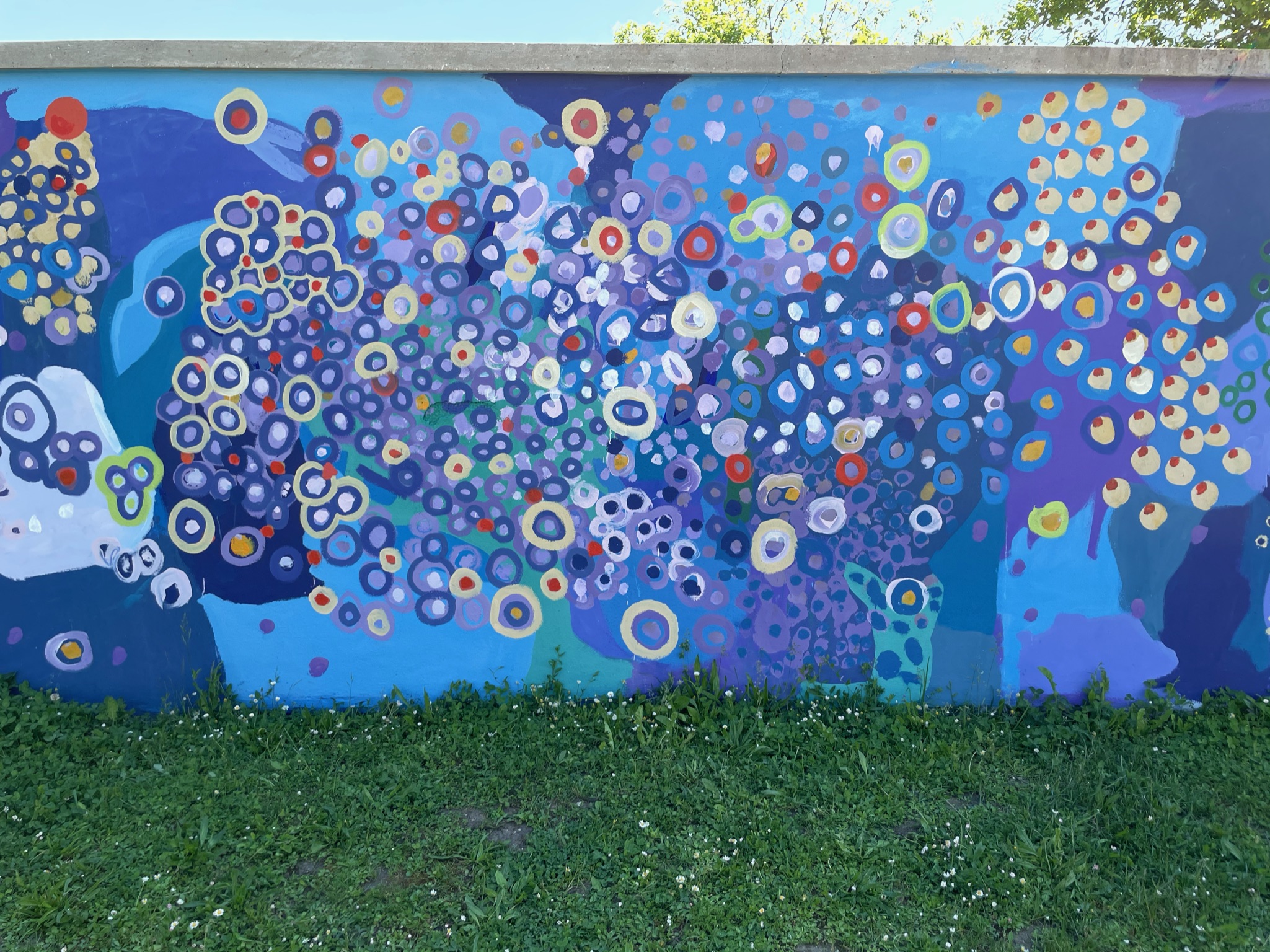 Mur Mur - Fresque - expérience performative -Ecole La Fontaine Bleue - 2021 -10