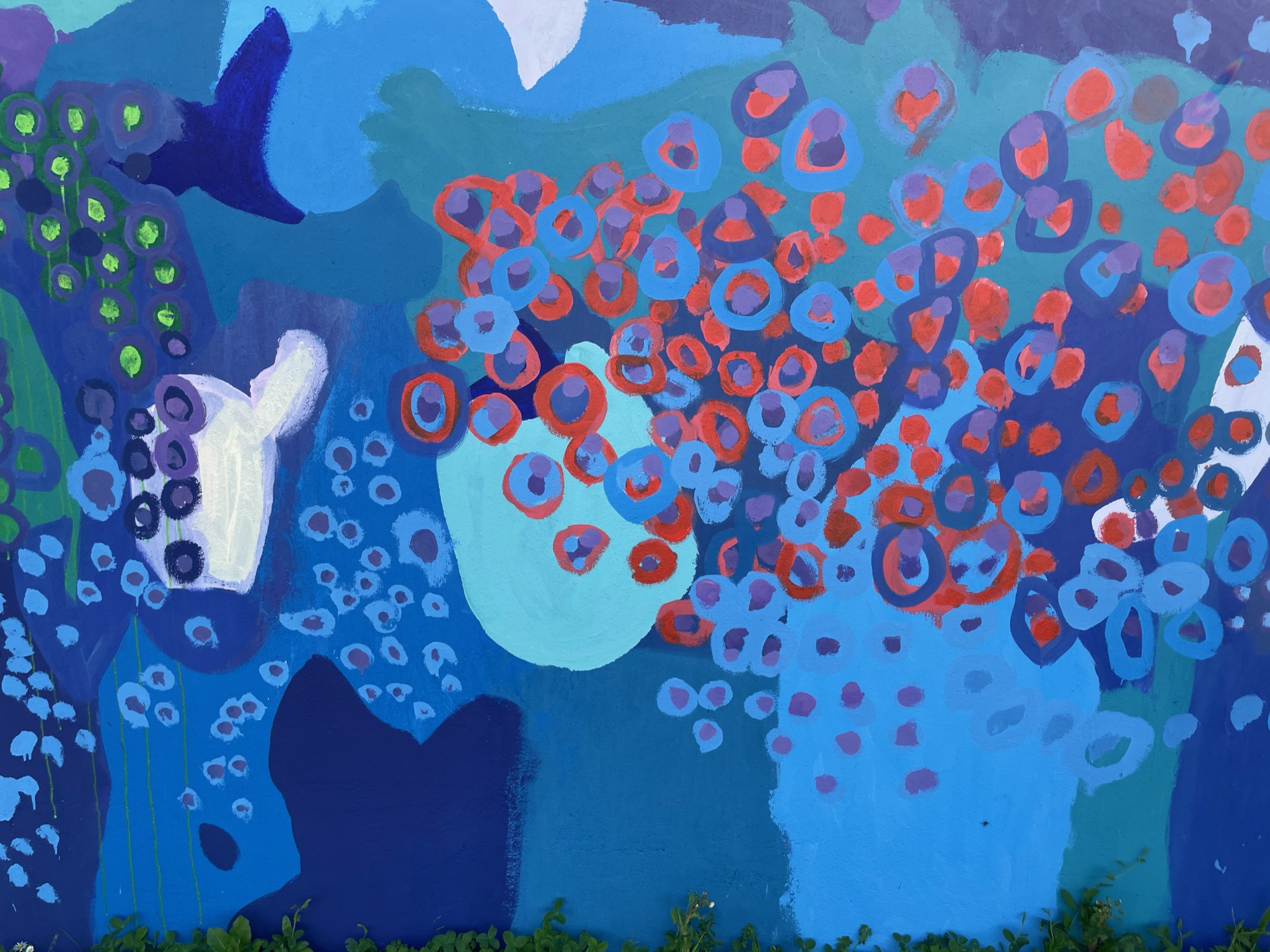 Mur Mur - Fresque - expérience performative -Ecole La Fontaine Bleue - 2021 -13