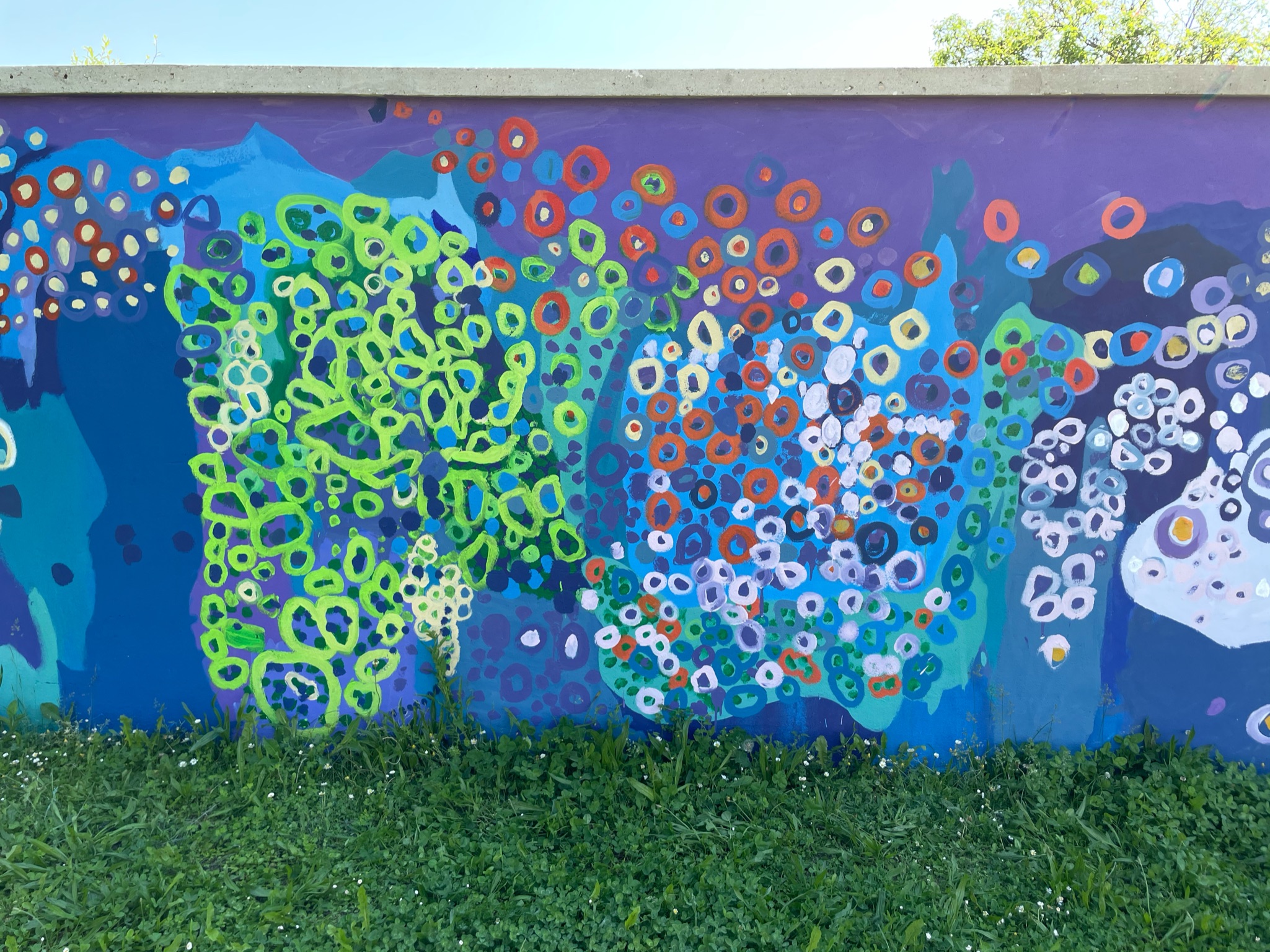 Mur Mur - Fresque - expérience performative -Ecole La Fontaine Bleue - 2021 -8