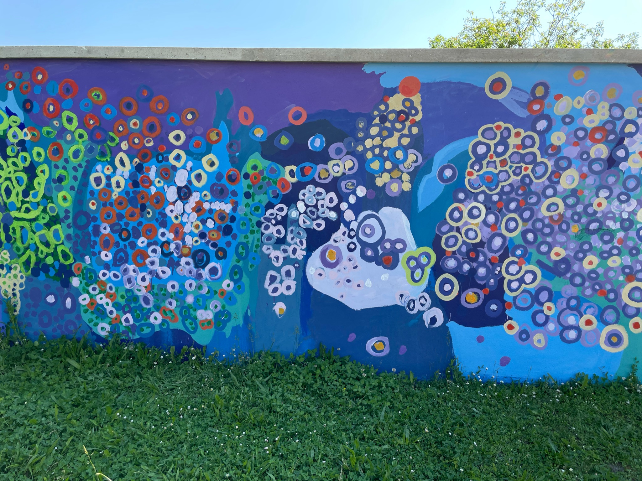 Mur Mur - Fresque - expérience performative -Ecole La Fontaine Bleue - 2021 -9